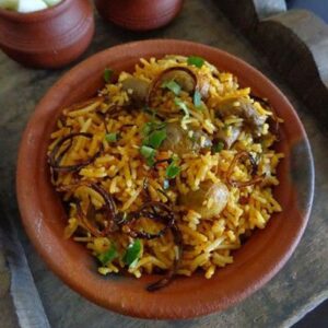 Mushroom Biryani